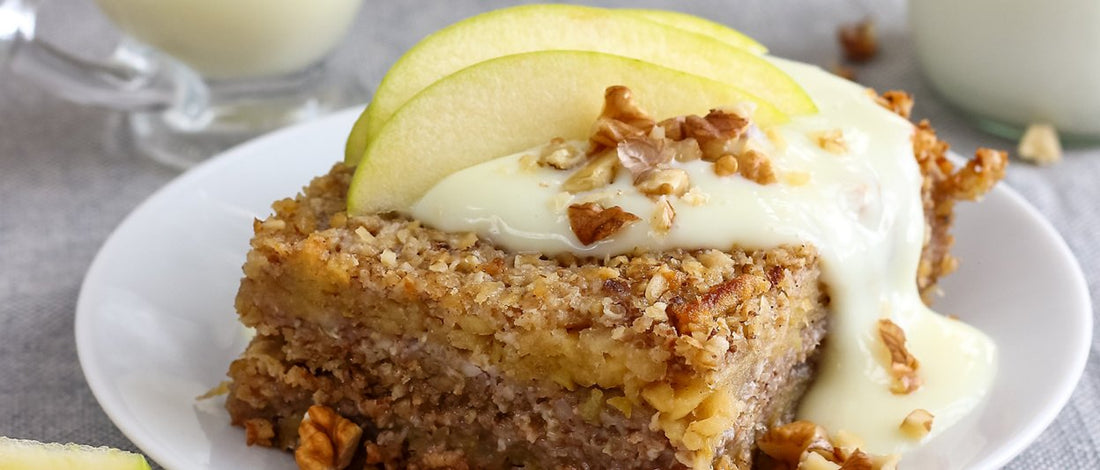 Torta di mele con farina d’avena: il tuo snack ad alto contenuto proteico per l'autunno