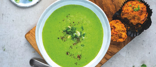 Zuppa veloce di Piselli e Menta