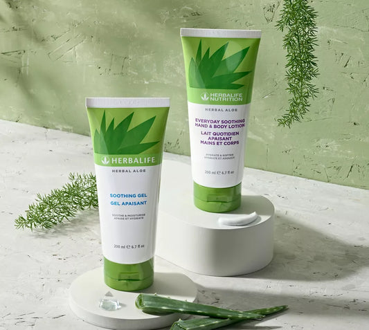 Herbal Aloe Lozione Lenitiva per Mani e Corpo
